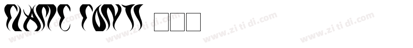 FLAME FONTS字体转换
